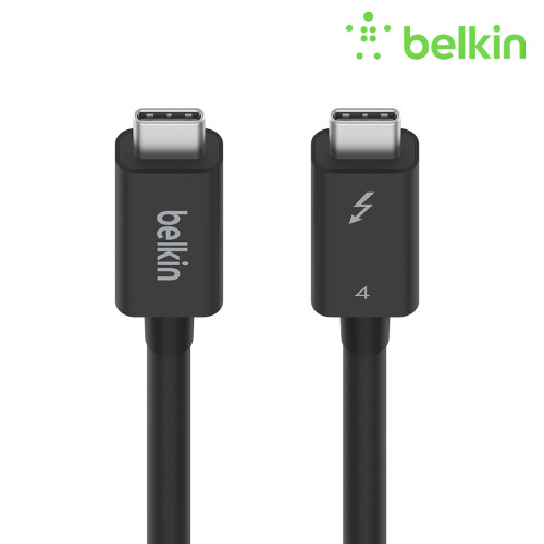 2025.05.14(수)-벨킨 썬더볼트 4 C-C타입 PD 100W 40Gbps 초고속 케이블 블랙