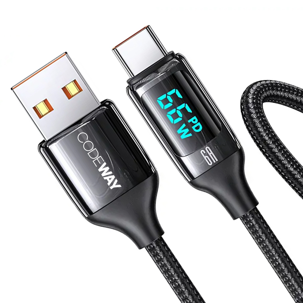 2023.12.16(토)-코드웨이 디스플레이 USB A to C타입 고속충전 케이블 1.2m