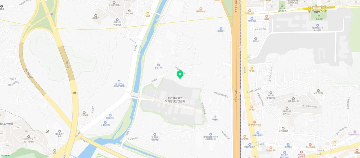 풀빛놀이정원 지도