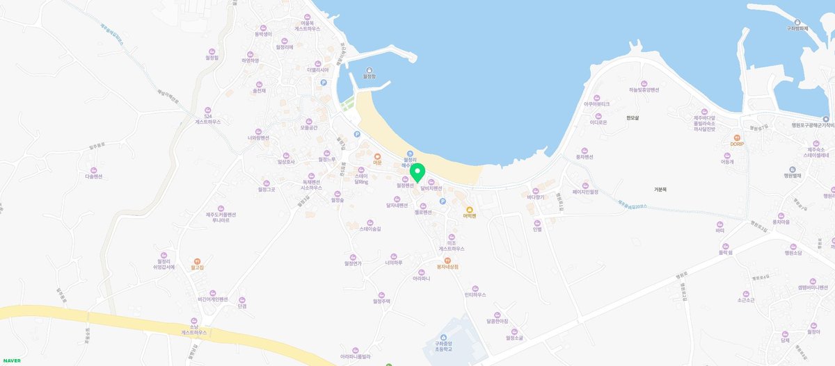 월정리 갈비밥 지도