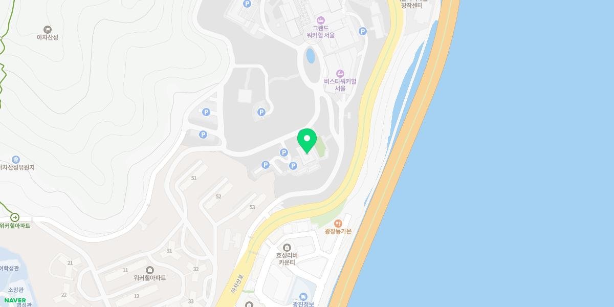 비스타워커힐서울 명월관 지도