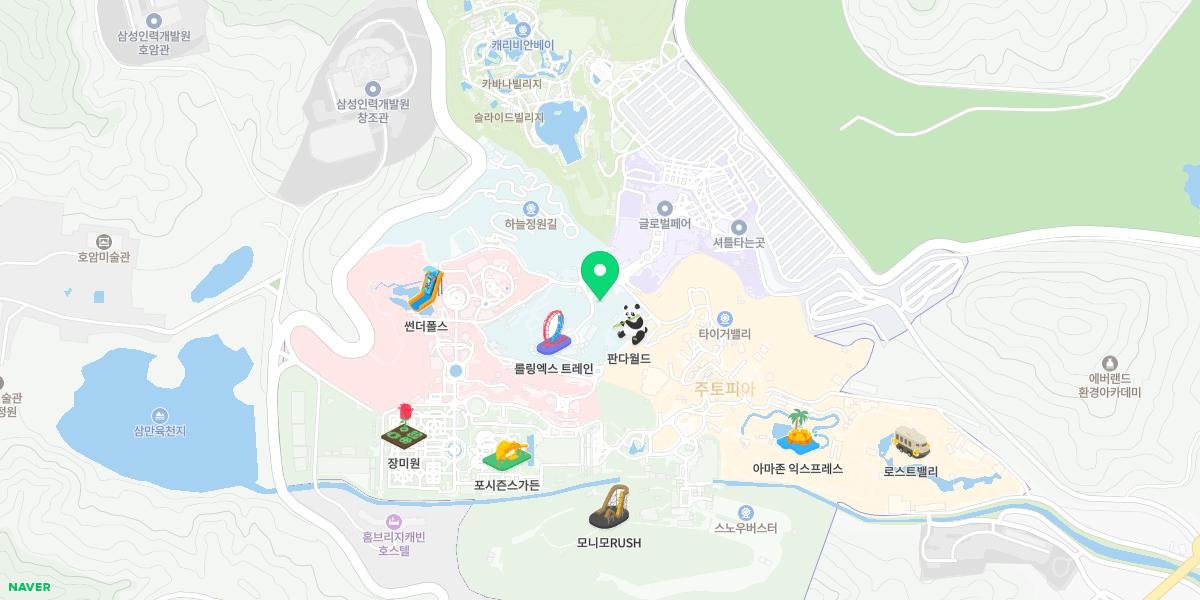 에버랜드 지도