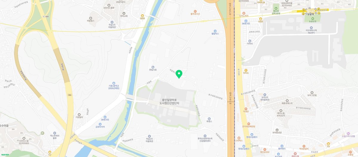 놀이정원풀빛 지도