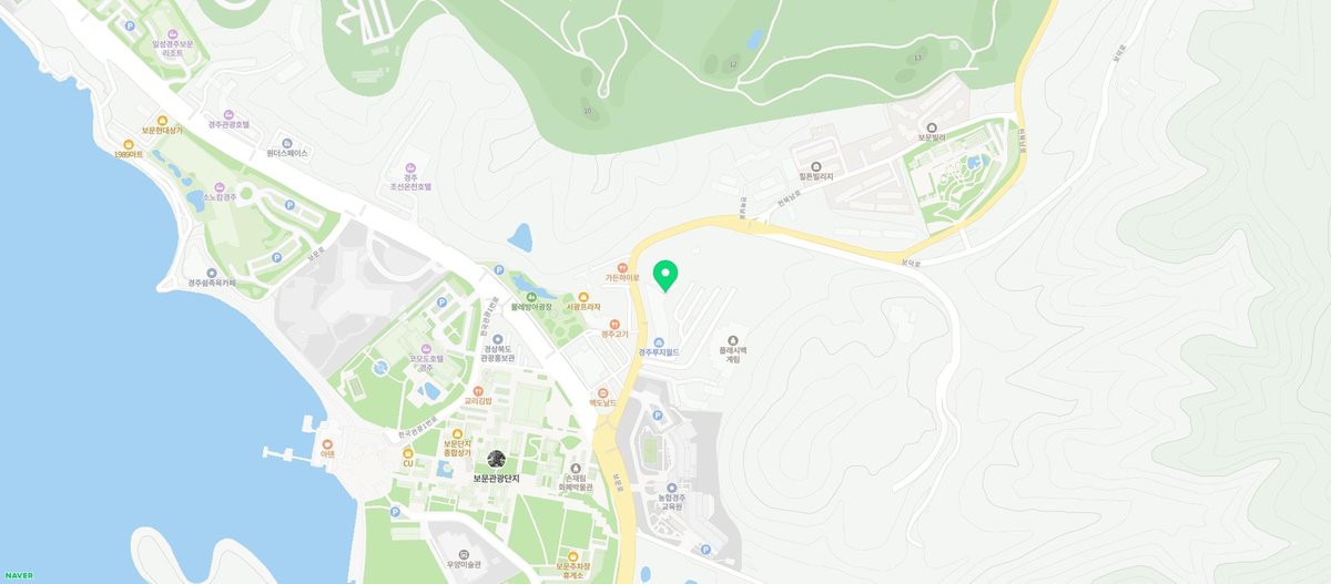경주루지월드푸드코트 지도