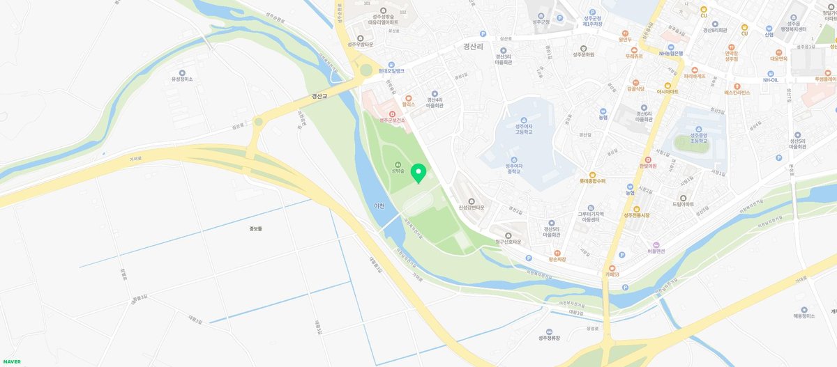 성밖숲 지도