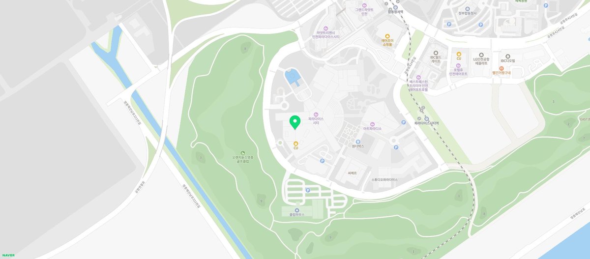 파라다이스시티 지도