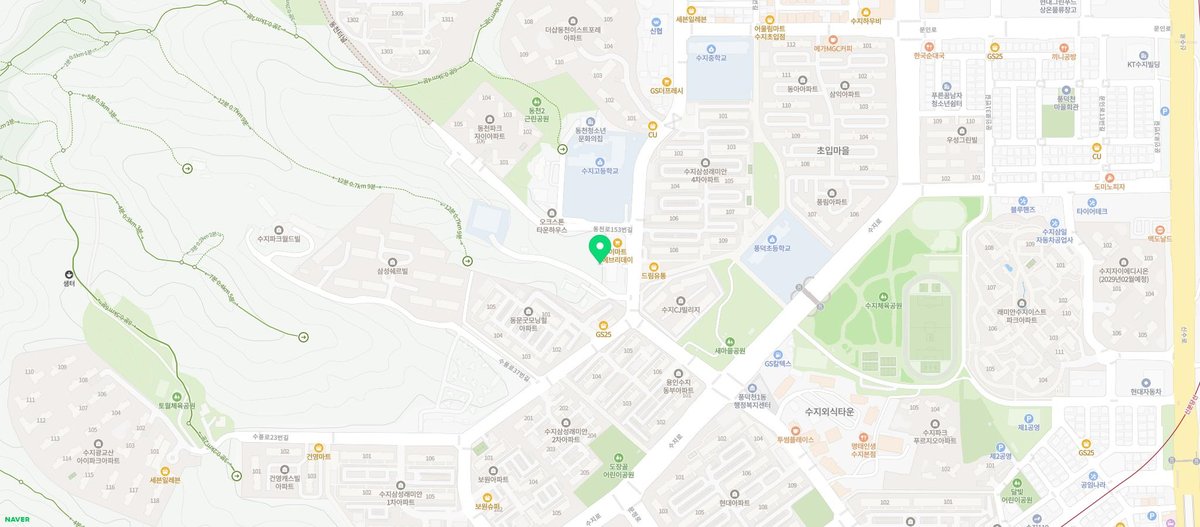 점핑몬스터 용인풍덕천점 지도