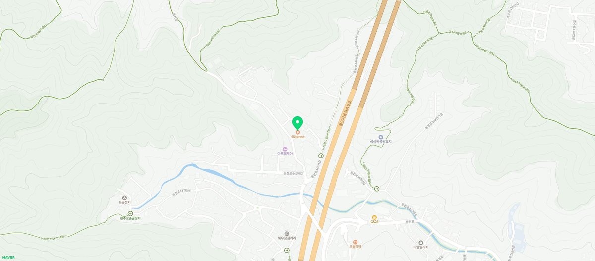 사육사스트릿(464st) 지도
