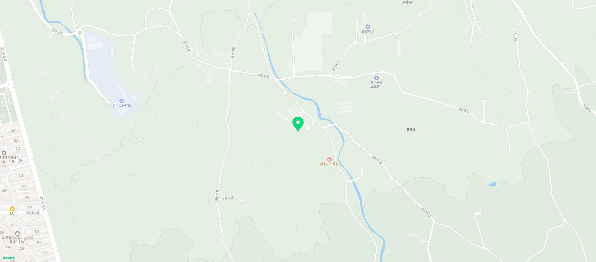 아침미소목장 지도