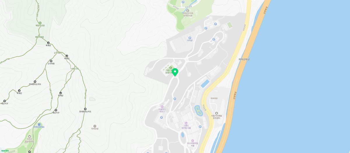 그랜드워커힐 포레스트파크 지도
