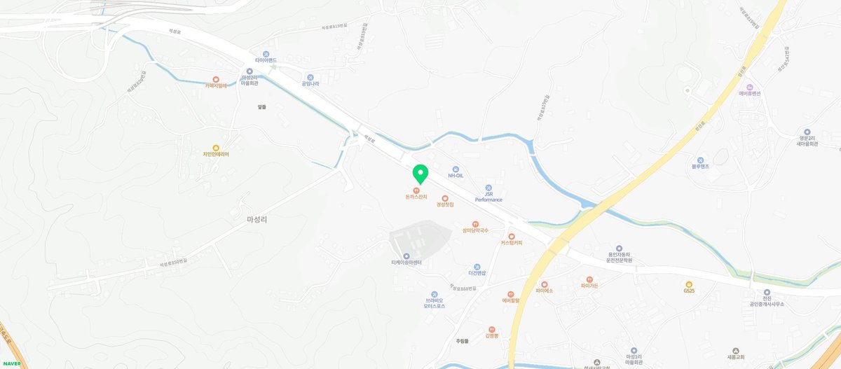 돈까스잔치 마성점 지도