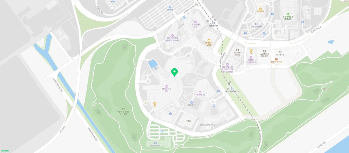 파라다이스시티 지도