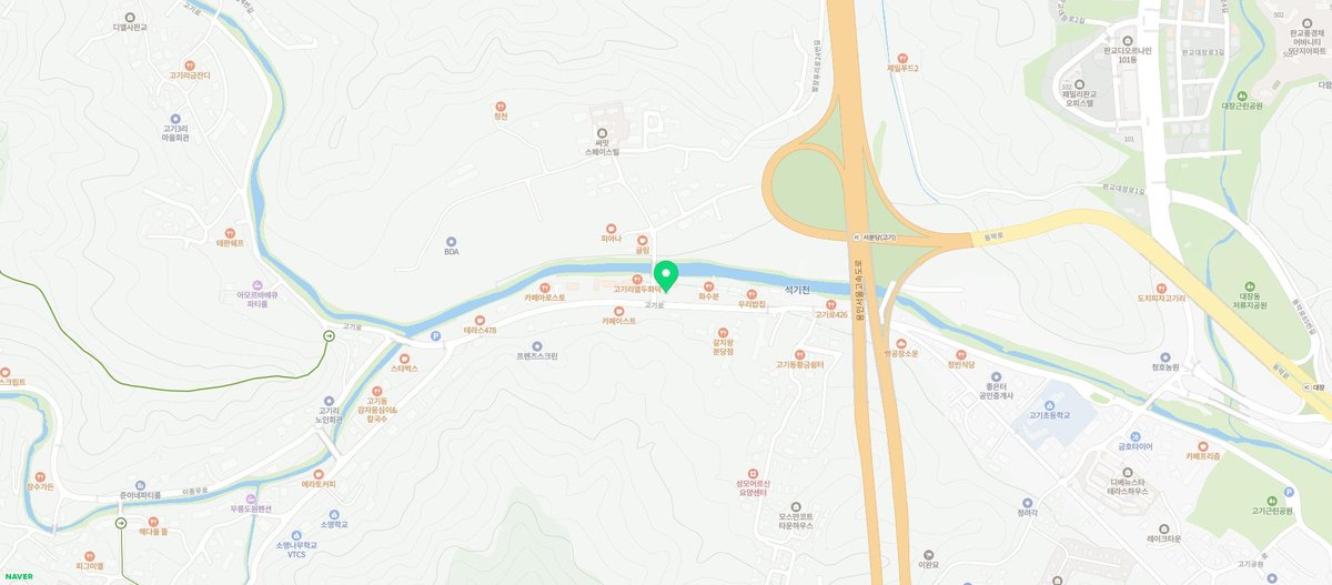 고기리열두화덕 지도