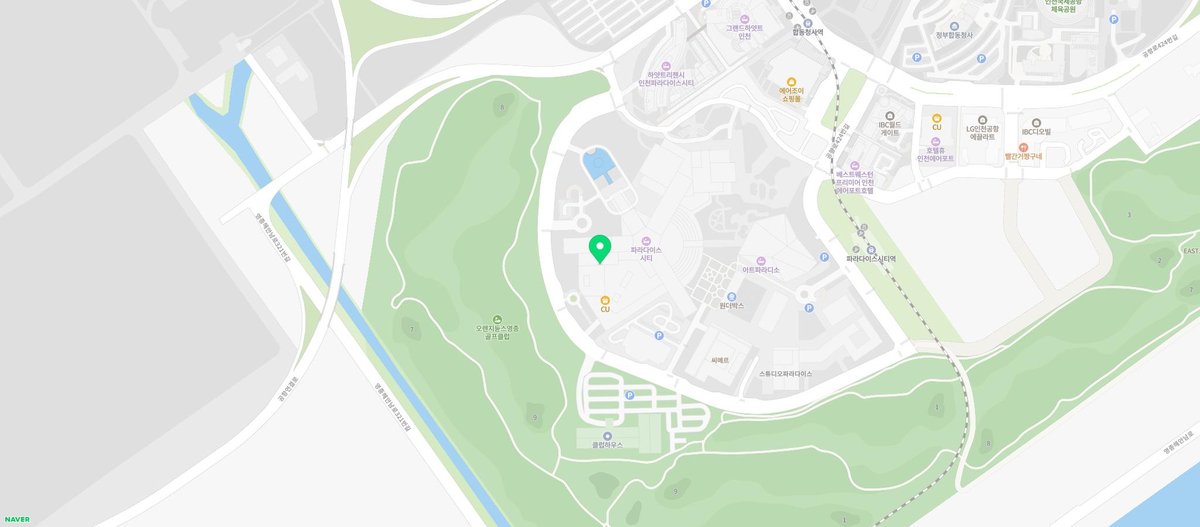 파라다이스시티 지도